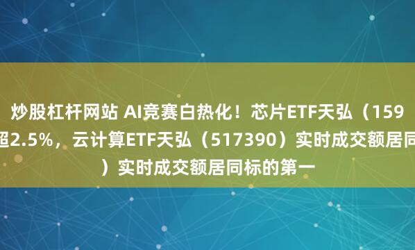 炒股杠杆网站 AI竞赛白热化！芯片ETF天弘（159310）涨超2.5%，云计算ETF天弘（517390）实时成交额居同标的第一